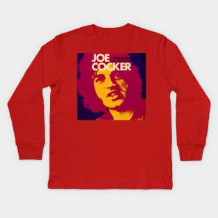 Joe cocker t-shirt Kids Long Sleeve T-Shirt